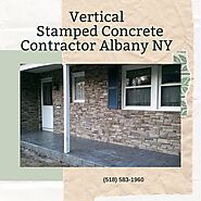 Vertical Stamped Concrete Contractor Albany NY