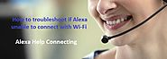 How to troubleshoot if Alexa unable to connect with Wi-Fi – Speaker Setup