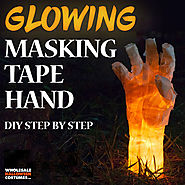 DIY Masking Tape Hand Prop