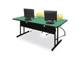 Colorful Computer Table - 30"Dx29"H