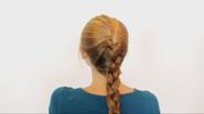 Plait your hair at night