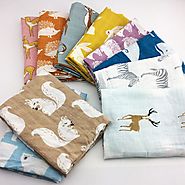 Shop for Cute Printed Organic Cotton Baby Blankets | ShoppySanta