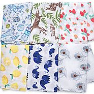 Buy Cotton SuperSoft Muslin Baby Bath Towel Swaddle Wrap | ShoppySanta