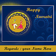 My Name On Navratri Wishes With Maa Ambe Images