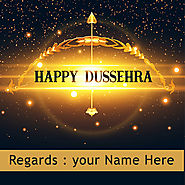 Happy Dussehra Wishes Images With Name Edit