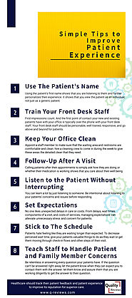 Simple Tips to Improve Patient Experience