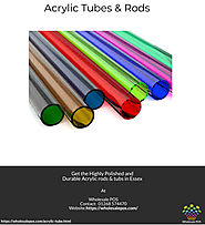 Get the Best Acrylic Rods & Tubs at Wholesale POS