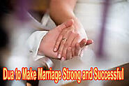 Dua to make marriage strong