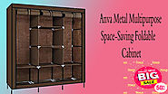 Xcluciveoffer Anva Metal Multipurpose Space-Saving Foldable Cabinet
