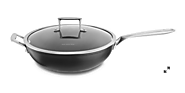 Professional Hard Anodized Nonstick 6.0-Quart Chefs Pan with Lid