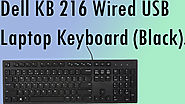 Xclusiveoffer Dell KB 216 Wired USB Laptop Keyboard (Black).