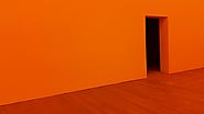 Orange color and Bedroom – Painting contractor services okotoks