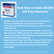 Best Way to Clean SECURE Off Your Dentures