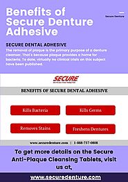 Benefits of Secure Denture Adhesive