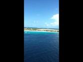Leaving the port at Grand Turk in the Turks & Caicos Islands...Beautiful and Gorgeous 8.13.13