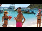 British Virgin Islands - Soggy Dollar Beach Bar, White Bay, Jost Van Dyke, BVI, Caribbean