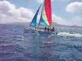 sailing from St John USVI to Jost Van Dyke, British Virgin Islands BVI