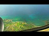 Westjet Landing in Montego Bay Jamaica - beautiful!!