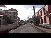 Dominica: Driving through downtown Roseau (capital of Dominica)