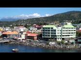 Overlooking Roseau, Dominica - Caribbean island paradise