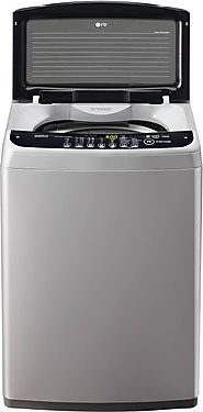 LG 6.5 kg Inverter Fully-Automatic Top Loading Washing Machine (T7581NDDLG, Middle Free Silver) | ElectroSuccess