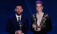 FOOTBALL : Megan Rapinoe and Lionel Messi win Fifa football players of the year 2019.#TheBestAwards #FifaBestAwards -...