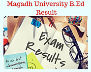 Magadh University B.Ed Result 2020: Download It Here