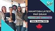Manitoba Invites 1,017 Express Entry Candidates in Draw Held on June 28, 2021