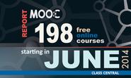 MOOC Report: List of 198 courses starting in June 2014