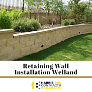 Retaining Wall Installation Welland