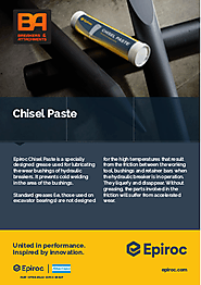 Best Chisel Paste For Breakers By BA Equipment Group | edocr