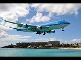St.Maarten 2013 / 70 !!! very best Landing-Starts-747-400- A 340 take off-best jet blast