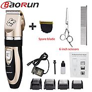 Pet Dog Hair Trimmer Grooming Clippers & Cutter Machine Shaver Electric Scissor Clipper