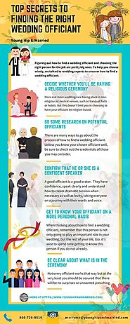 Top Secrets to Finding the Right Wedding Officiant | Young Hip & Married