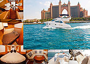 Welcome New Year with a BANG of Atlantis Fireworks in 44 ft Royal Yacht Exclusive chartering in Dubai | tripzy.ae