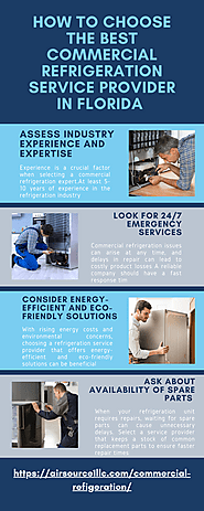 How to Choose the Best Commercial Refrigeration Service Provider in Florida