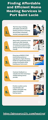 Finding Affordable and Efficient Home Heating Services in Port Saint Lucie