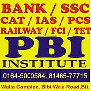 PBI INSTITUTE,BANK/SSC/CAT/PCS/IAS/TET Coaching BATHINDA - Professional Course In Bibi Wala Road Bathinda - Click.in
