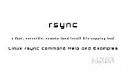rsync command help and examples in Linux - Linux Concept