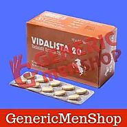 Vidalista 20 - Cure and Get Uses,Dosage,Side Effects | GenericMenShop