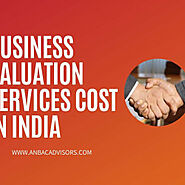 Business valuation services cost in India | Visual.ly