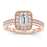 Find The Best Diamond Engagement Ring With Pink Gold