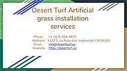 Artificial Grass Installation Services - Desert Turf