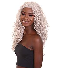 Women's Lace Front Heat Resistant New Grey Styled Wig