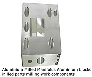 Aluminium Milled parts Milled Components CNC Milling work CNC milled Components Aluminum