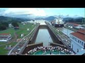 Panama Canal Full Transit in 5-minutes, Cruzando el Canal de Panama en 5 minutos
