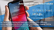 Get American Airlines flight information with American Airlines Reservations