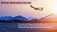 Find deals for flight booking with Airlines Reservation Experts