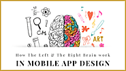 [Infographic] How the Left and the Right Brain Work in Mobile App Design?