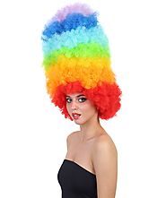 Buy Colourful Rainbow Wigs For Women At Nunique